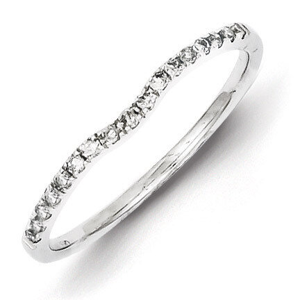 Wrap Ring Sterling Silver Rhodium-plated Diamond QR4789, MPN: QR4789, 883957407593