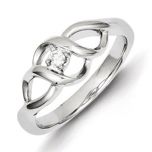 White Diamonds Ring Sterling Silver QR4811, MPN: QR4811, 883957280219