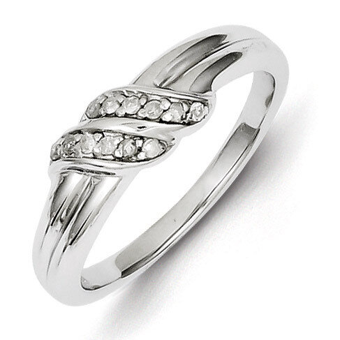 Ring Sterling Silver Rhodium-plated Diamond QR4862, MPN: QR4862, 883957439945