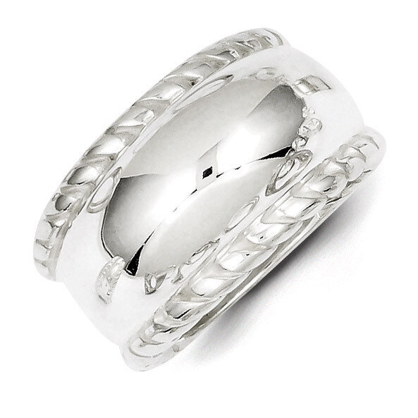 Twisted Dome Stacked Ring Sterling Silver QR510, MPN: QR510, 883957252582
