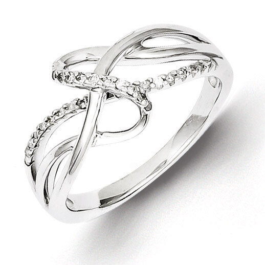 Ring Sterling Silver Diamond QR5794, MPN: QR5794, 883957440705