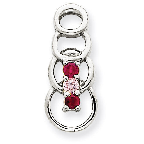 3 Birthstones Family Pendant 14k White Gold XMPW51/3, MPN: XMPW51/3, 883957447957