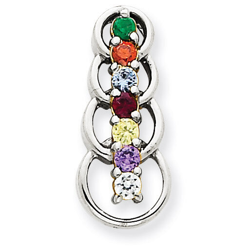 7 Birthstones Family Pendant 14k White Gold XMPW51/7, MPN: XMPW51/7, 883957474199