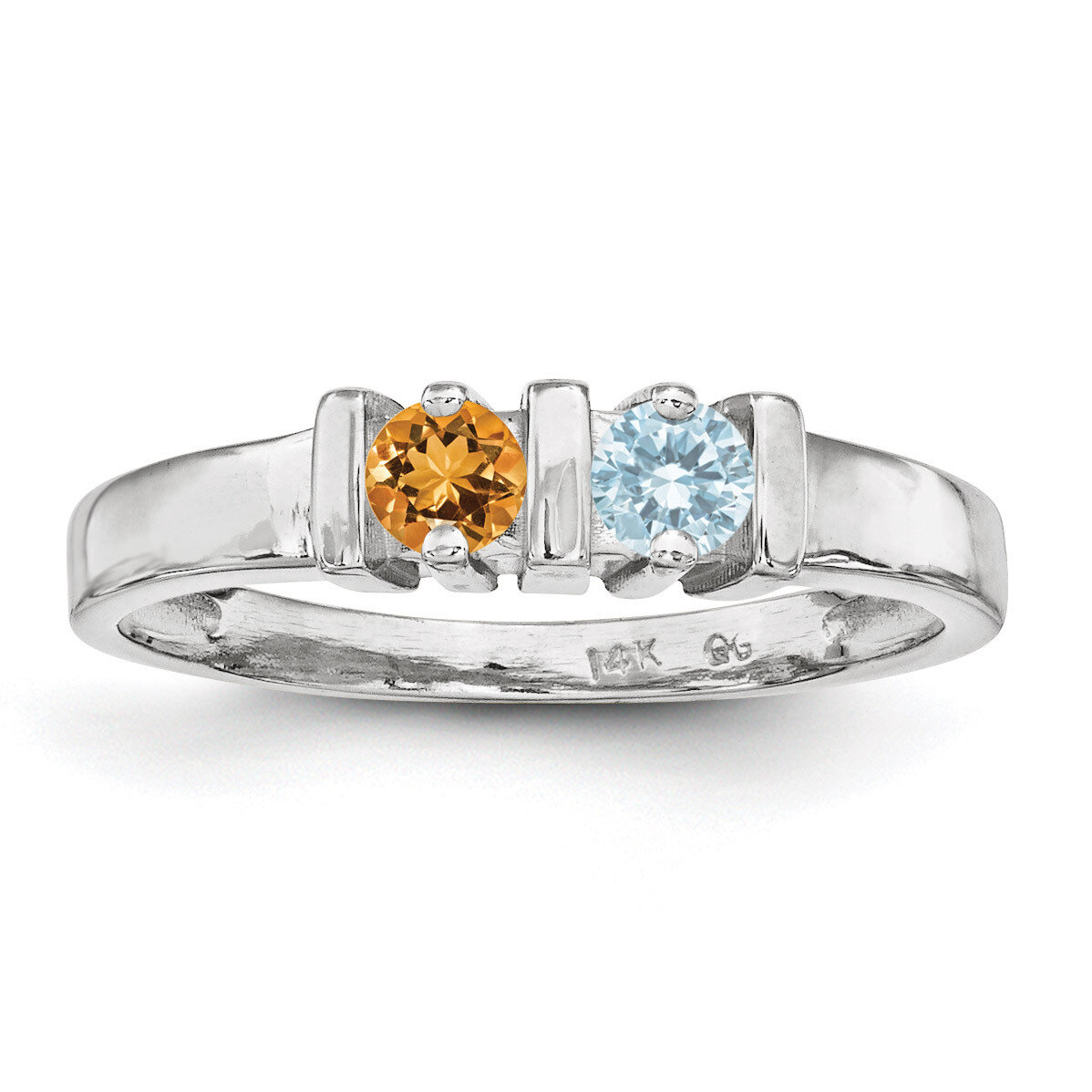 2 Birthstones Mother&#39;s Ring Sterling Silver XMR6/2SS, MPN: XMR6/2SS, 883957867175
