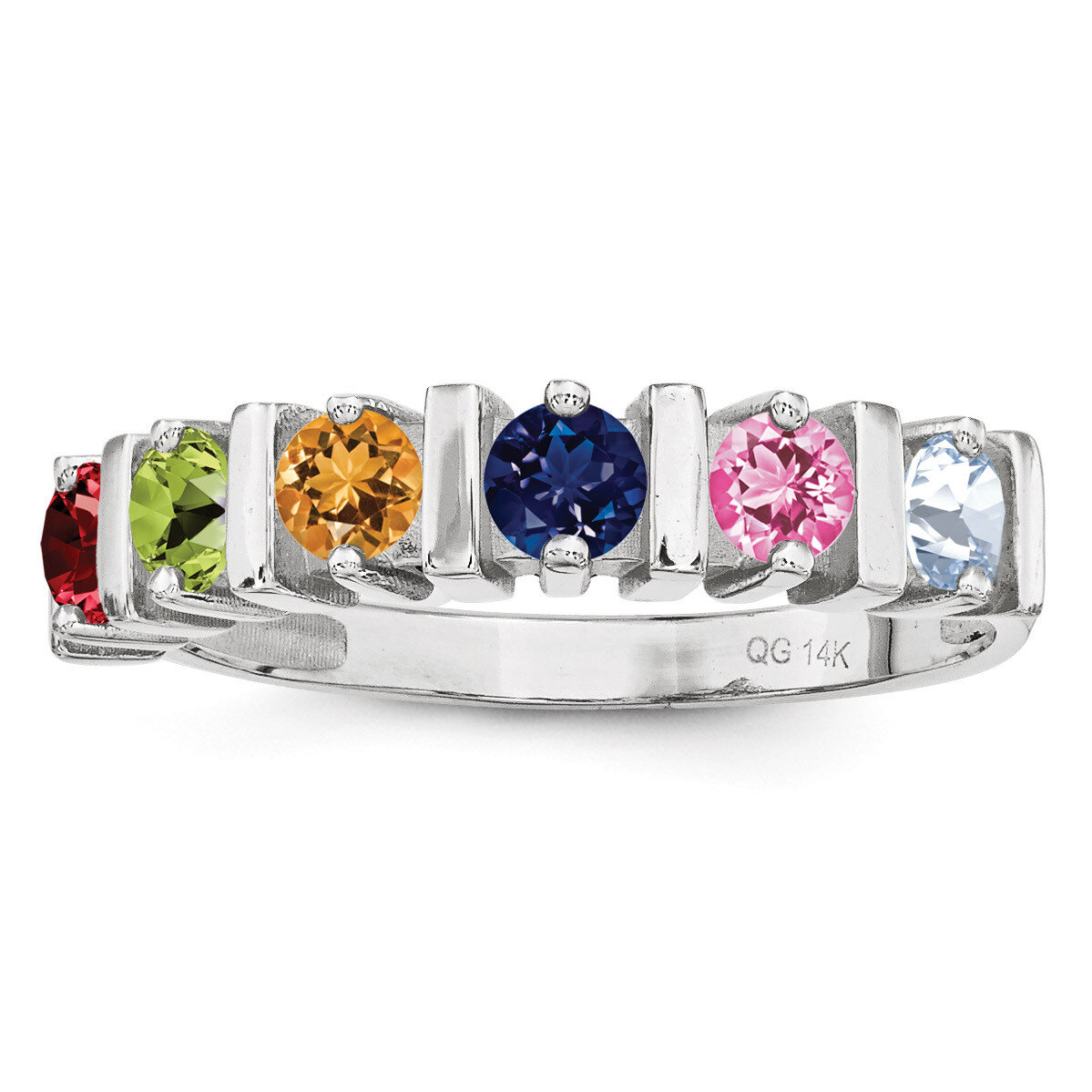 6 Birthstones Mother&#39;s Ring Sterling Silver XMR6/6SS, MPN: XMR6/6SS, 883957867441