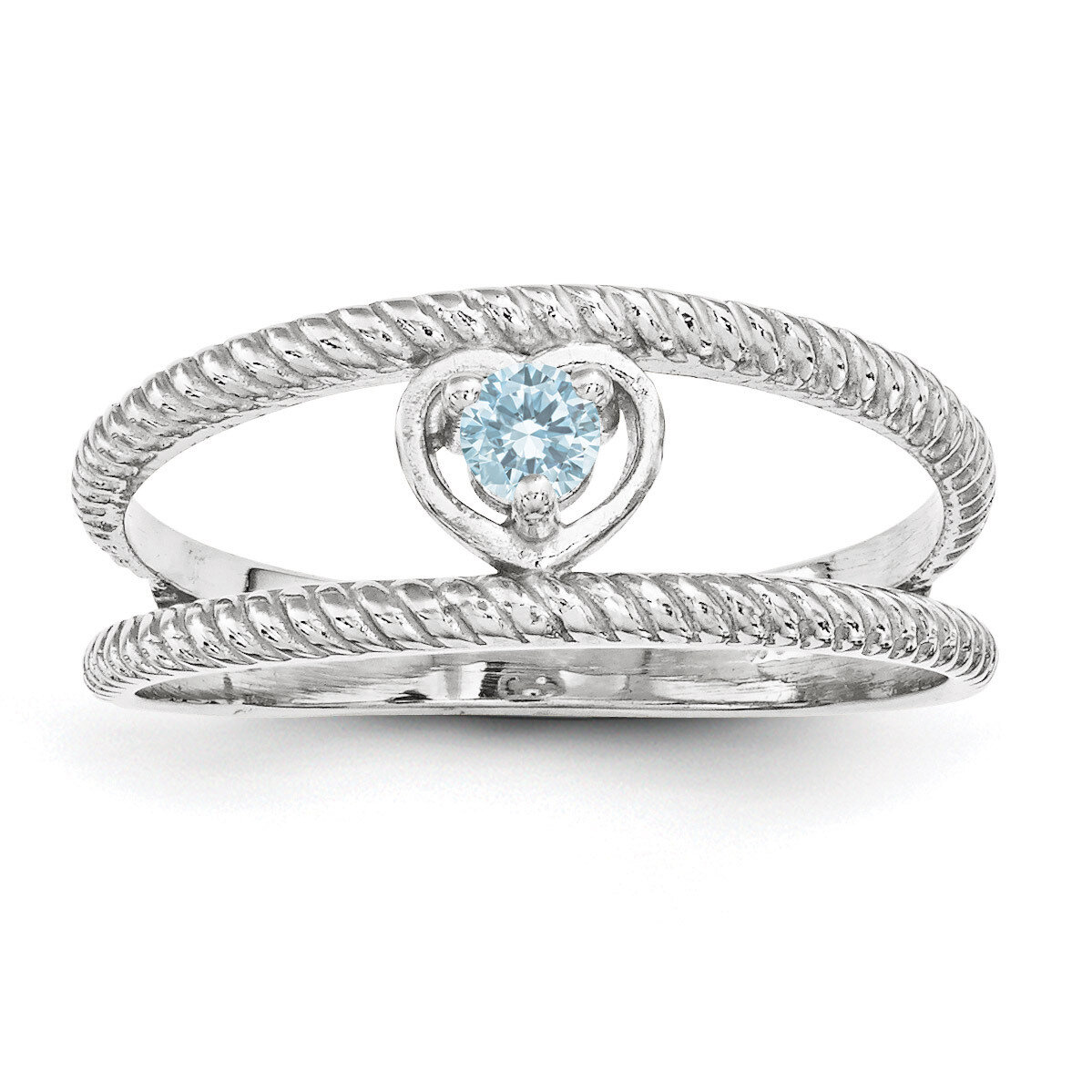 1 Birthstone Mother&#39;s Ring Sterling Silver XMR65/1SS, MPN: XMR65/1SS, 886774322759
