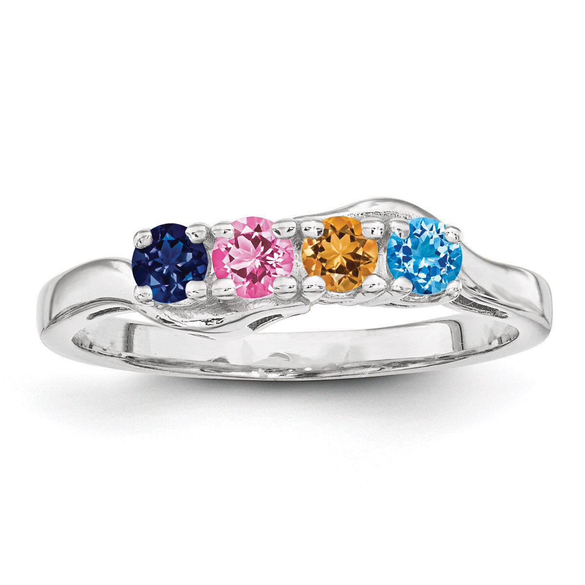 4 Birthstones Mother&#39;s Ring Sterling Silver XMR86/4SS, MPN: XMR86/4SS, 191101716690