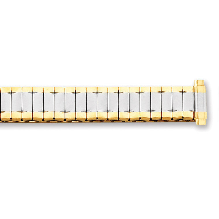 Long 9-13mm Two-tone Expansion Watch Band Ladies BA163L, MPN: BA163L, 883957008615