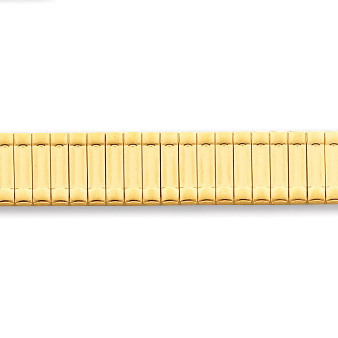Long 10-13mm Yellow-tone Expansion Watch Band Ladies BA166L, MPN: BA166L, 883957008882