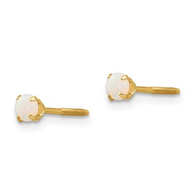 3mm Opal Earrings - 14k Gold GK121 by Madi K, MPN: GK121, 883957027227