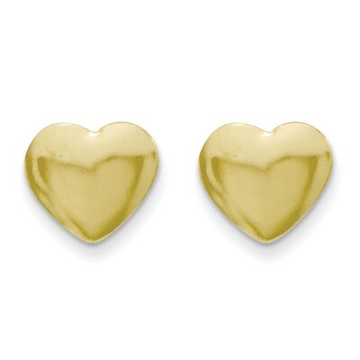 Heart Screwback Earrings - 14k Gold GK172 by Madi K, MPN: GK172, 886774558493