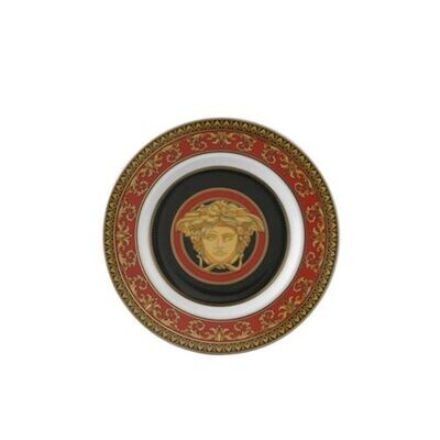 Versace Medusa Red Bread &amp; Butter Plate 7 inch, MPN: 19300-409605-10218, 790955025066