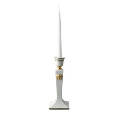 Versace Gorgona Candleholder Porcelain 8 1/4 inch, MPN: 14095-102845-25712, 790955093812