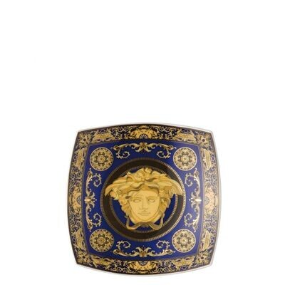 Versace Medusa Blue Candy Dish Porcelain 7 inch, MPN: 12116-409620-25818, 790955217348