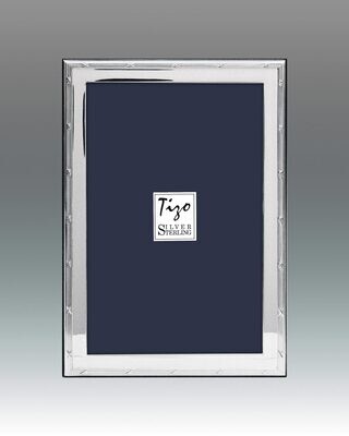 Tizo Ribbons 4 x 6 Inch Sterling Silver Picture Frame, MPN: 1952-46,