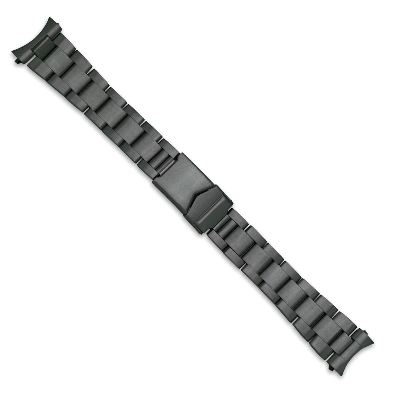 18-20mm Black PVD-plated Oyster-Style with Deploy Watch Band BA258, MPN: BA258, 886774145907