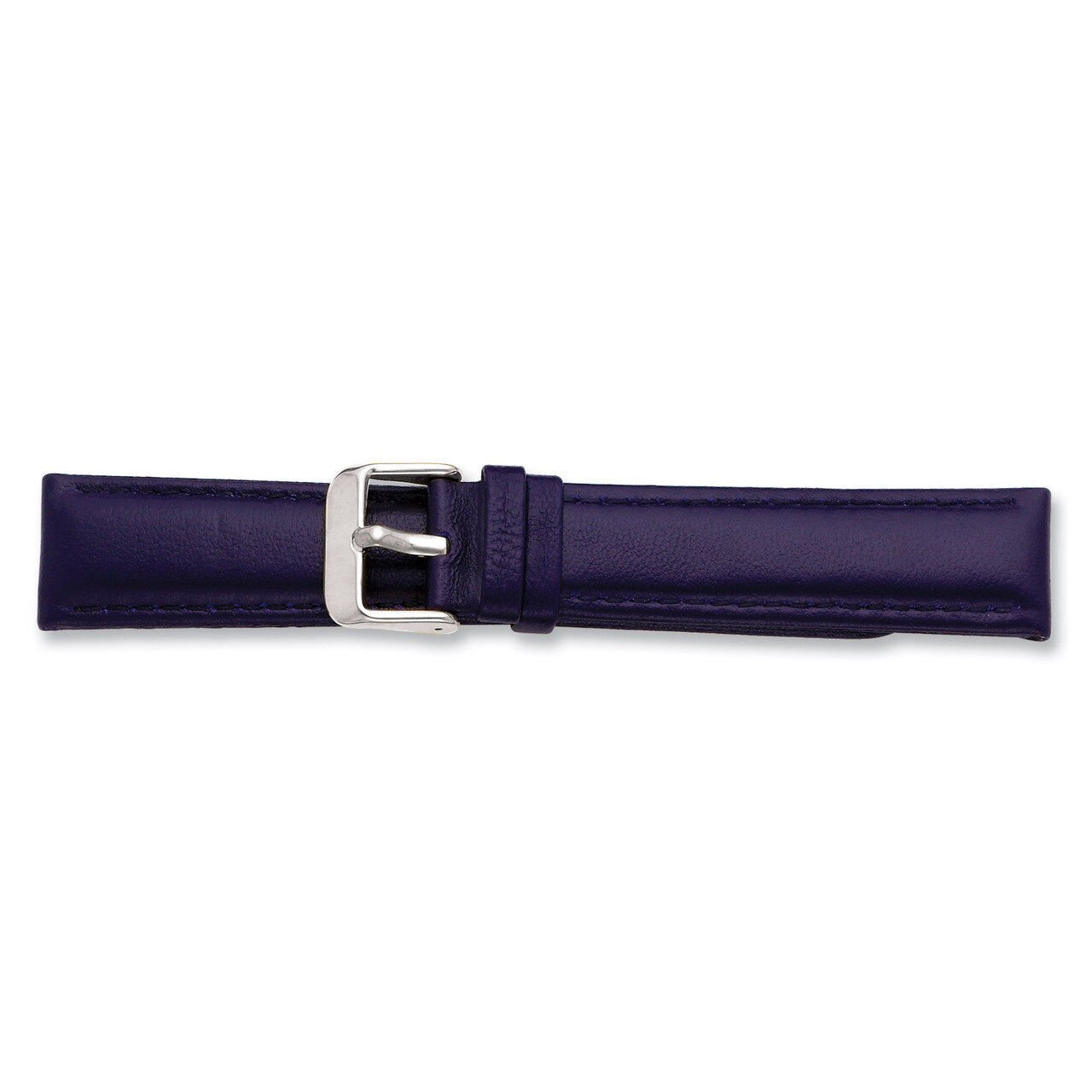 19mm Navy Glove Leather Watch Band 7.75 Inch Silver-tone Buckle BAW198-19, MPN: BAW198-19, 88677414…