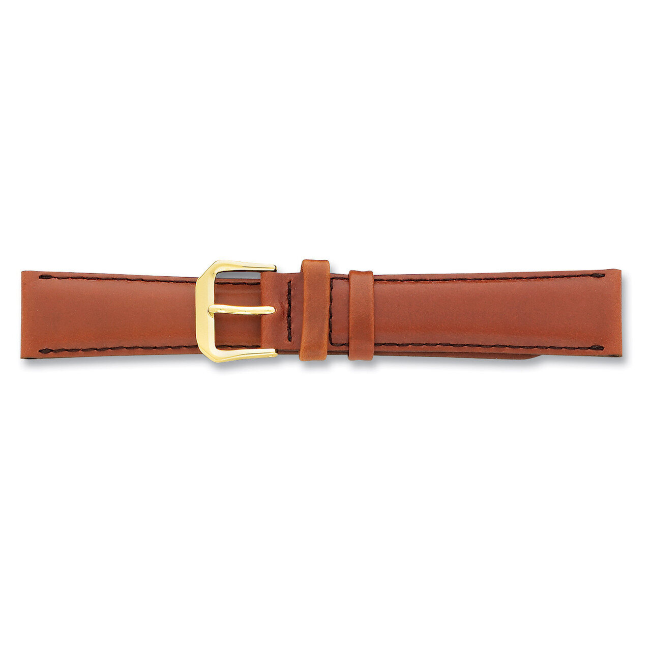 12mm Havana Italian Leather Watch Band 6.75 Inch Silver-tone Buckle BAW20-12, MPN: BAW20-12, 886774…