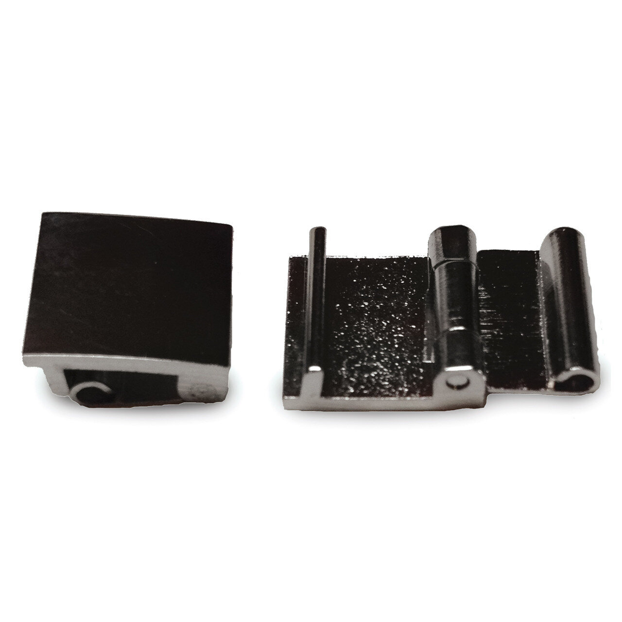 12mm Solid Nickel-plated Brass Open Style Fold-over Clasp 12 Inch FTL132W-12, MPN: FTL132W-12,