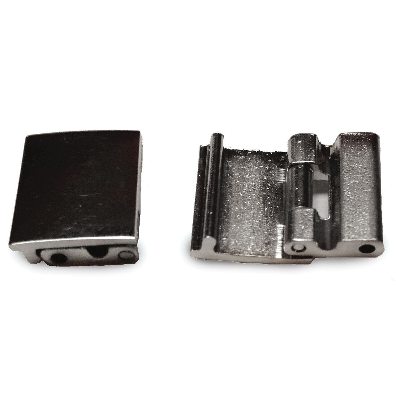 9mm Solid Nickel-plated Brass One Channel Fold-over Clasp 9 Inch FTL133W-9, MPN: FTL133W-9,