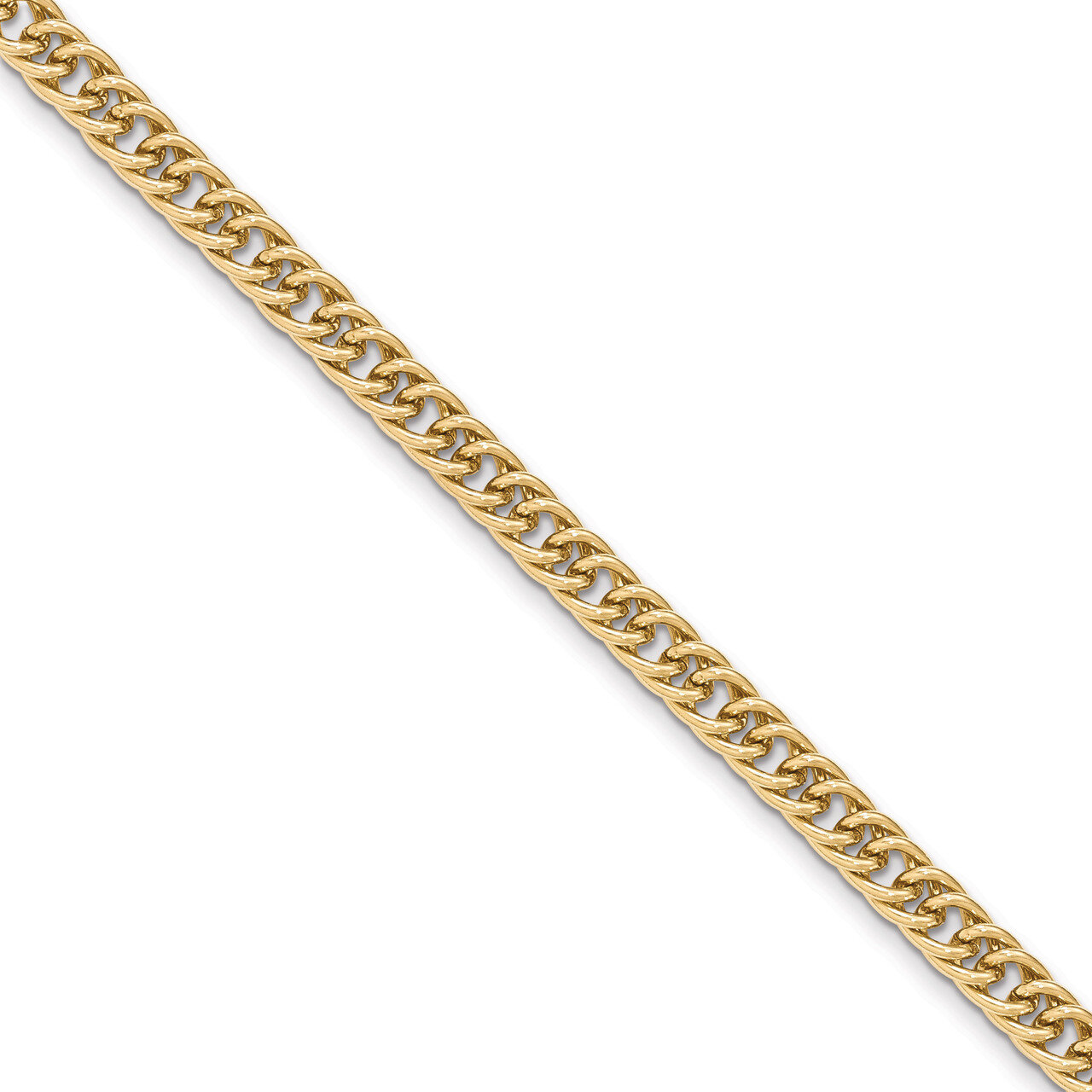 Steel 6.5mm Fancy Curb Pocket Watch Chain Gold-tone FTL167Y, MPN: FTL167Y,