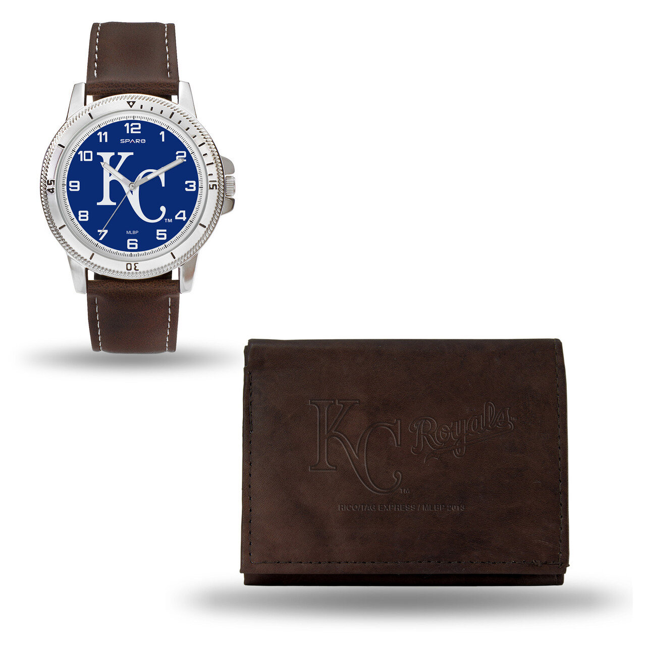 Kansas City Royals Brown Leather Watch &amp; Wallet Set GC4951, MPN: GC4951, 94746922351