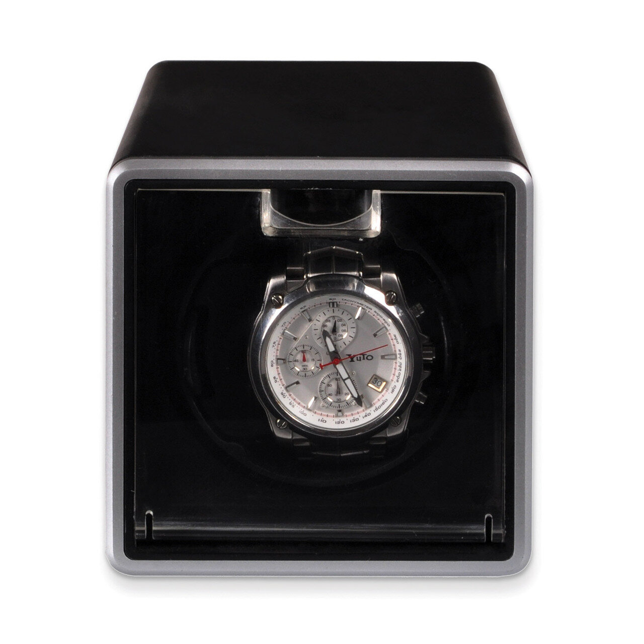 Rotations Black Metal Single Watch Winder GM8457, MPN: GM8457, 886774282732