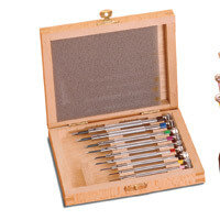 Wood Boxed Watchmakers Screwdriver Set JT3949