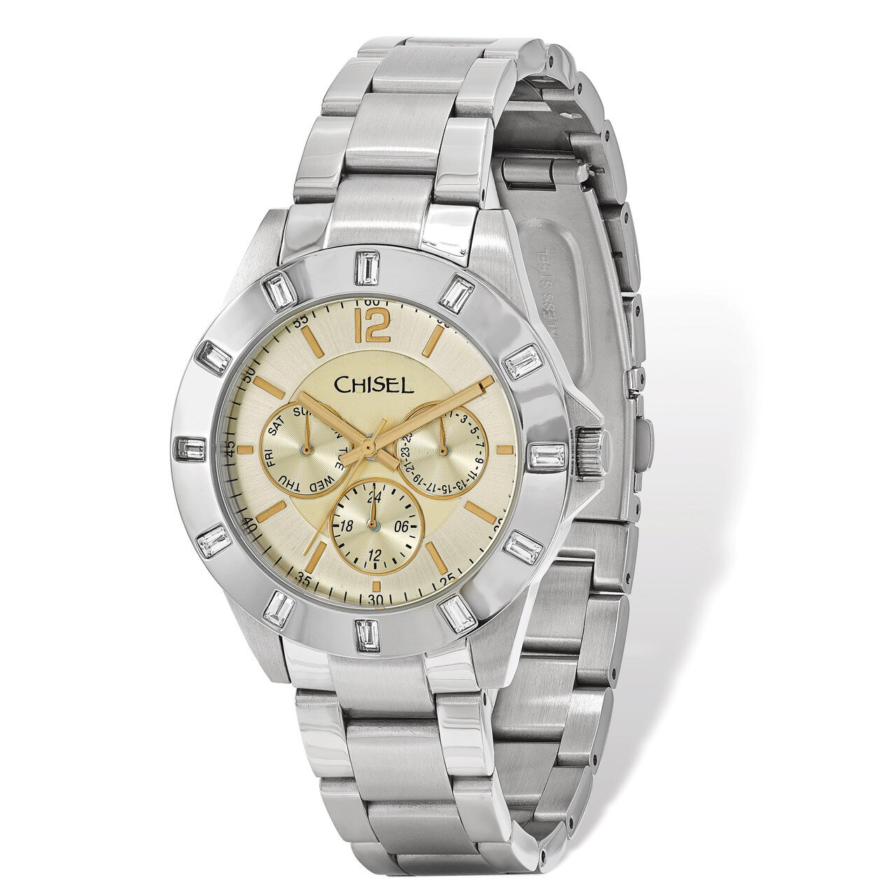 Chisel Stainless Steel Champagne Dial Watch Men&#39;s TPW100, MPN: TPW100, 886774553528