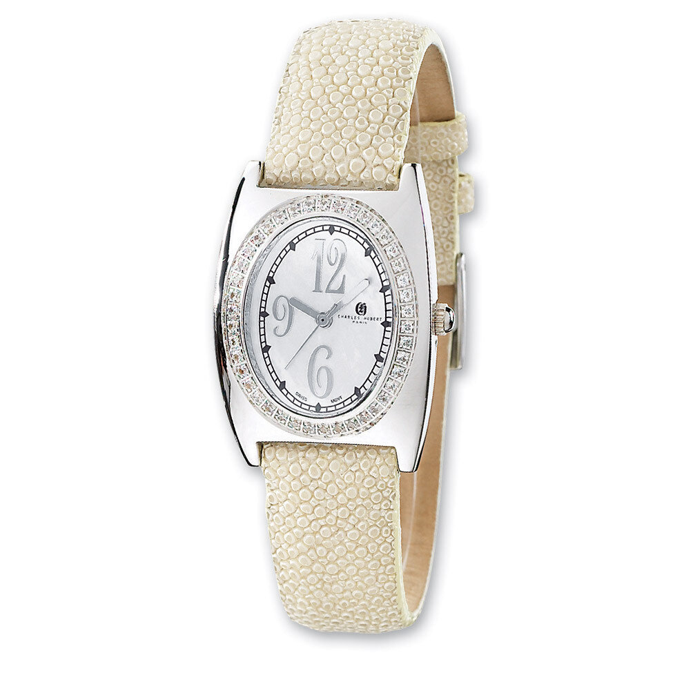 Charles Hubert White Stingray 0.75ct. Diamond 29x32mm Watch Ladies XWA1751