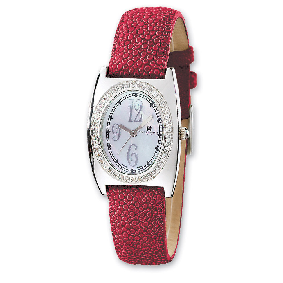 Charles Hubert Red Stingray 0.75ct. Diamond 29x32mm Watch Ladies XWA1752, MPN: XWA1752, 811233010199