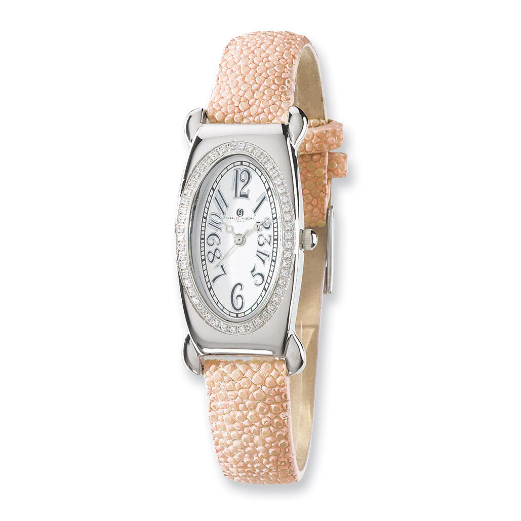 Charles Hubert Pink Stingray 0.68ct. Diamond 21x38mm Watch Ladies XWA1755, MPN: XWA1755, 8112330101…