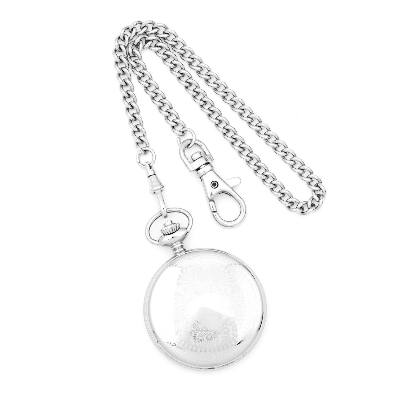 Charles Hubert Stainless Steel White Dial Pocket Watch XWA1903, MPN: XWA1903, 811233010755