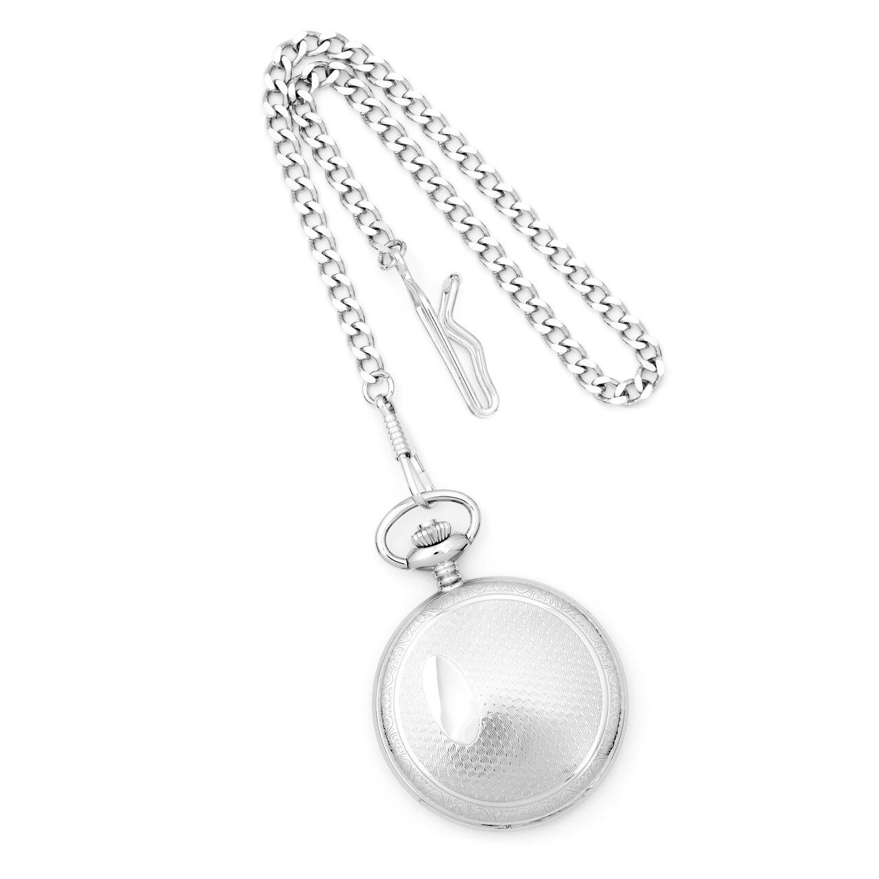 Swingtime Chrome-finish Brass Quartz Pocket Watch XWA2777, MPN: XWA2777, 886774154589
