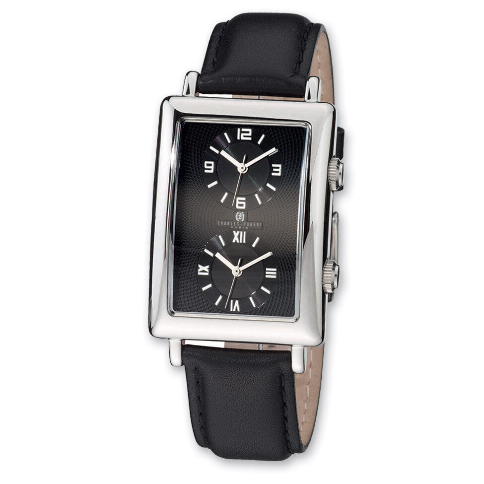 Charles Hubert Dual Time Black 33x53mm Dial Watch Men&#39;s XWA3227, MPN: XWA3227, 811233017631