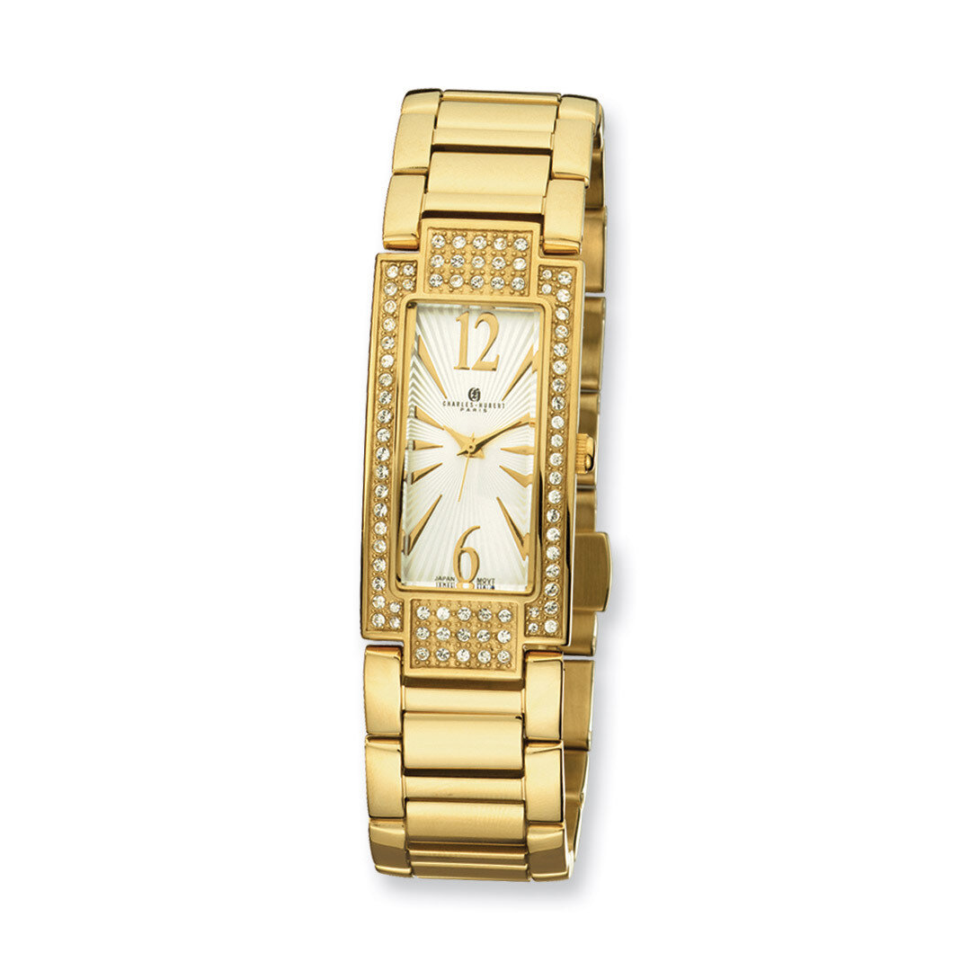 Charles Hubert IP-plated Crystal White Dial 21x46mm Watch Ladies XWA3292, MPN: XWA3292, 811233017341