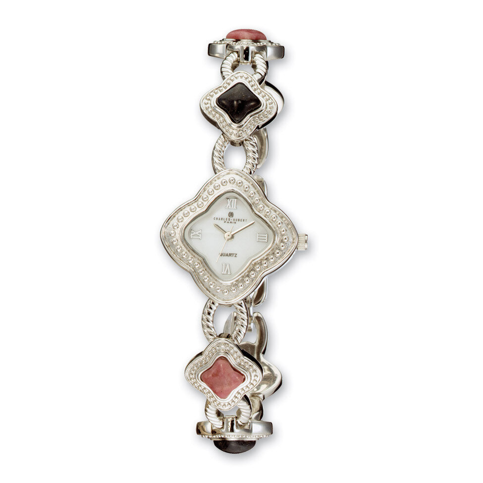 Charles Hubert Dumortierite/Rhodonite Bracelet Watch Ladies XWA3303, MPN: XWA3303, 811233017389