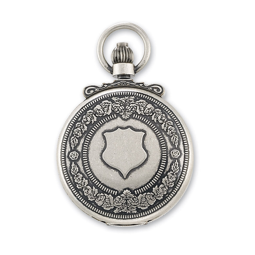 Charles Hubert Antique Skeleton Pocket Watch Chrome Finish XWA3349, MPN: XWA3349, 811233018546