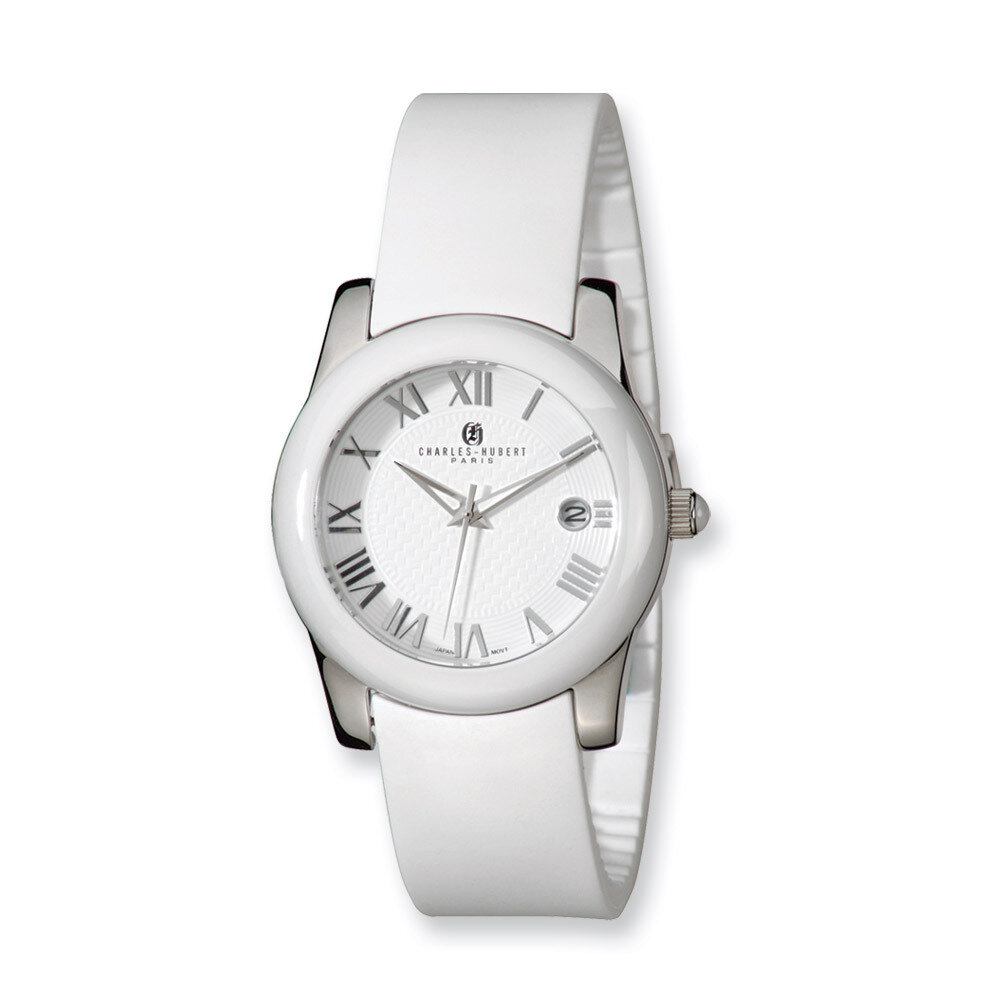 Charles Hubert Stainless Steel/Ceramic White Dial Watch XWA4261, MPN: XWA4261, 848870000580