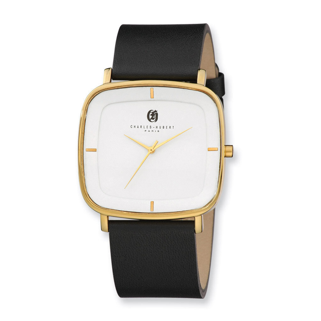 Charles Hubert IP-plated Stainless Steel White Dial Quartz Watch XWA4280, MPN: XWA4280, 848870005677