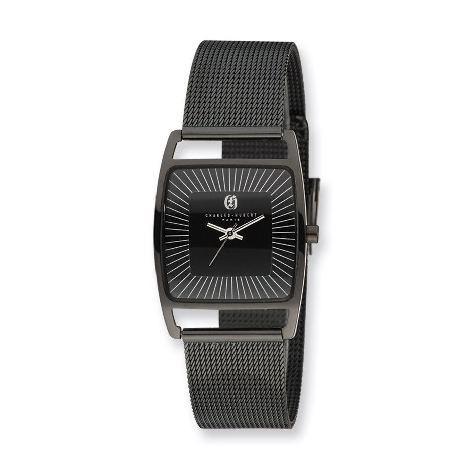 Charles Hubert Black IP-plated Stainless Steel Milanese Band Watch XWA4287, MPN: XWA4287, 848870005…