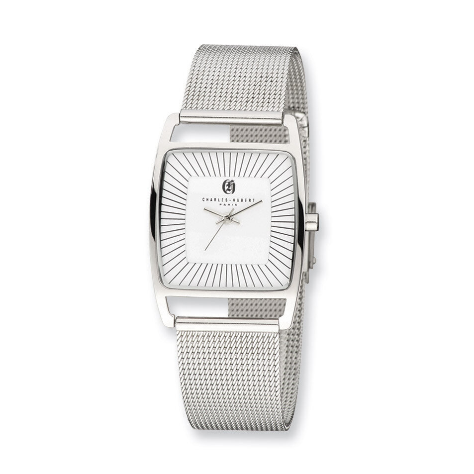 Charles Hubert Stainless Steel White Dial Milanese Band Watch XWA4289, MPN: XWA4289, 848870005653