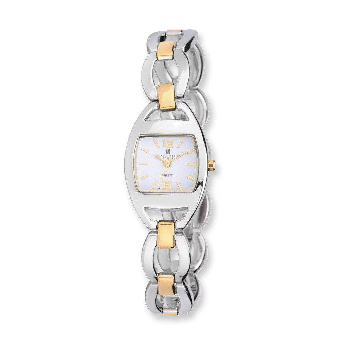 Charles Hubert Two-Tone White Dial Quartz Watch XWA4325, MPN: XWA4325, 848870005905