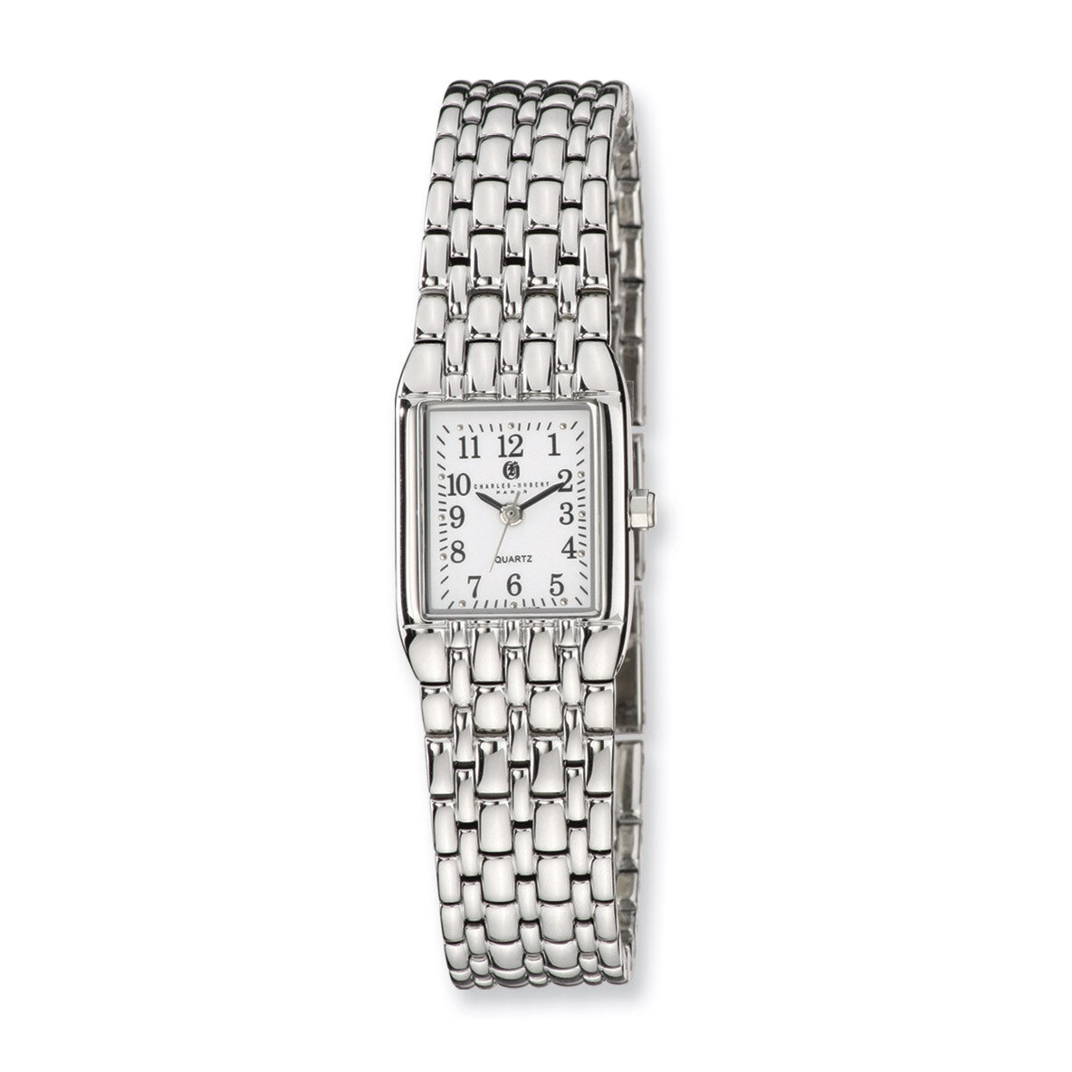 Charles Hubert White Dial Quartz Watch Chrome Finish XWA4328, MPN: XWA4328, 848870005950