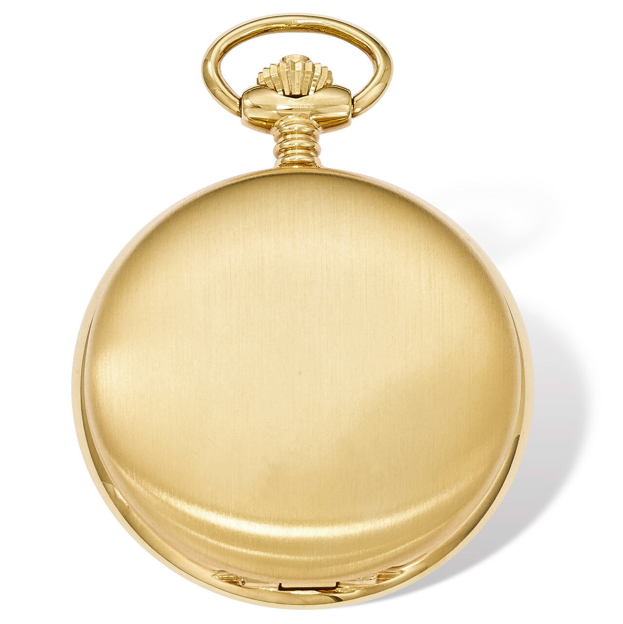 Swingtime Gold Finish Brass Quartz 42mm Pocket Watch XWA4656
