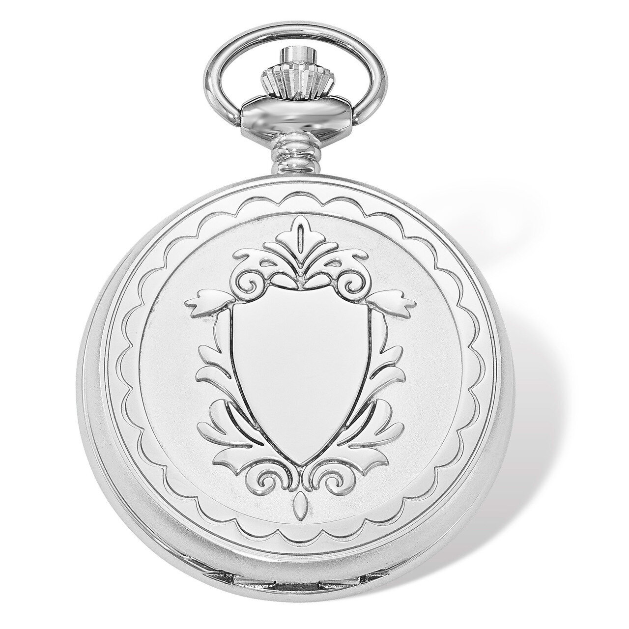 Swingtime Chrome-finish Brass Dial with Date 48mm Pocket Watch XWA4667, MPN: XWA4667, 886774379104