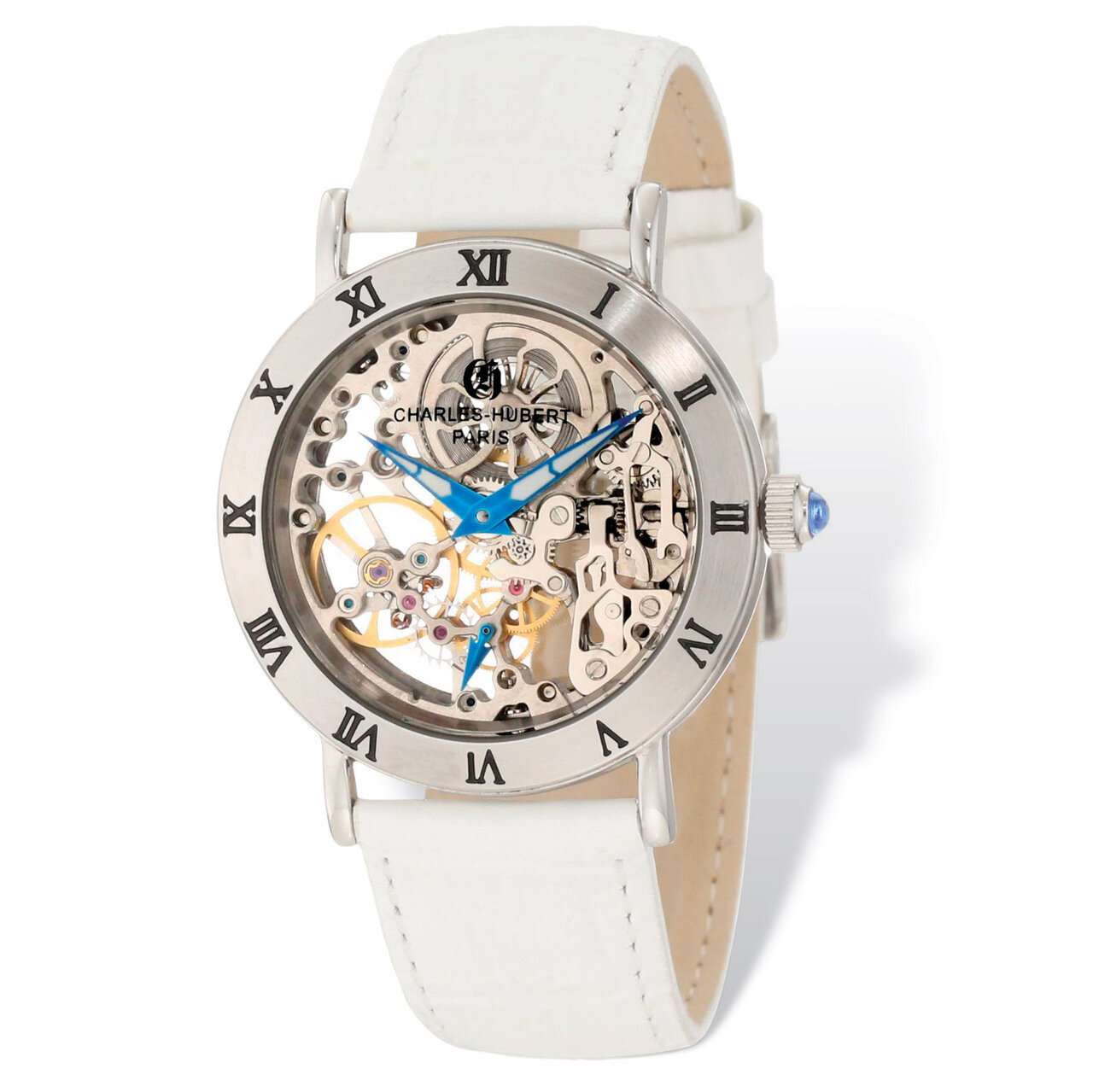 Charles Hubert Stainless IP-plated Leather Band 35mm Watch Ladies XWA4831, MPN: XWA4831, 8488700001…