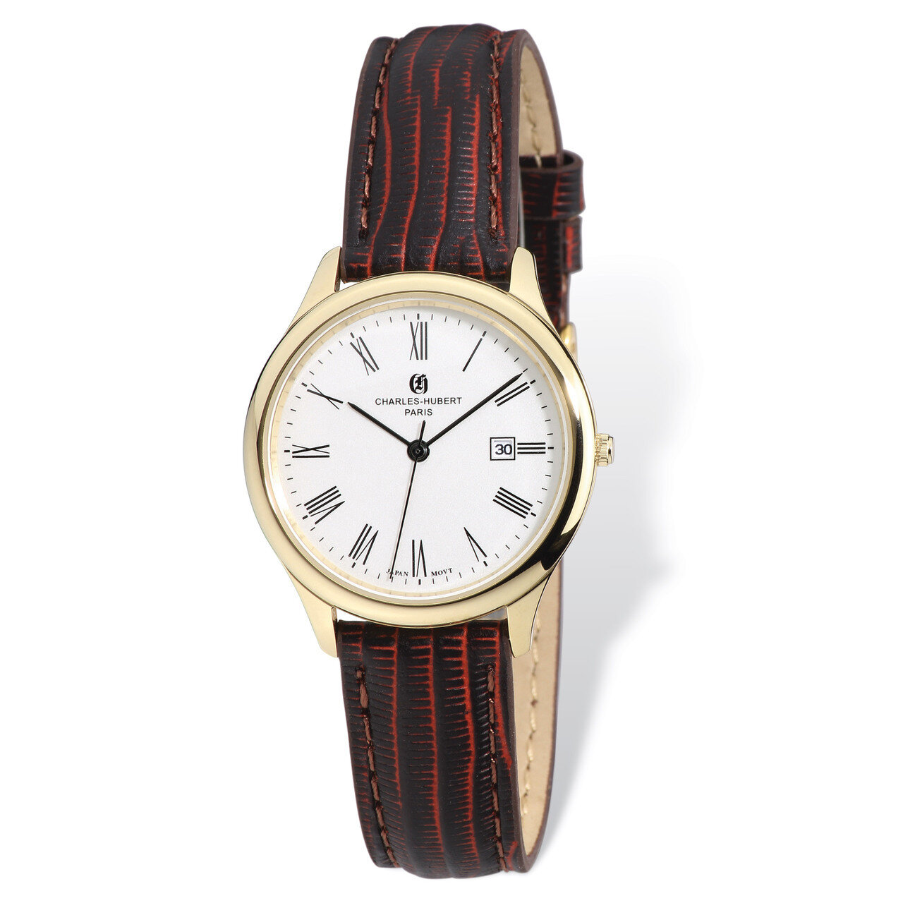 Charles Hubert IP-plated Stainless Leather Band 33mm Watch Ladies XWA4851, MPN: XWA4851, 8488700068…