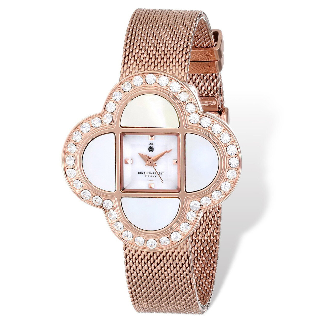 Charles Hubert IP Rose-plated Stainless 36x36mm Watch Ladies XWA4880, MPN: XWA4880, 848870006223