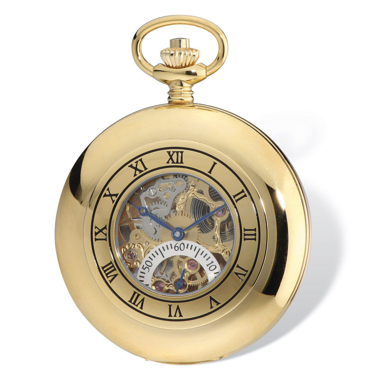 Charles Hubert IP-plated Open Heart 53mm Case Pocket Watch XWA4904, MPN: XWA4904, 848870006926